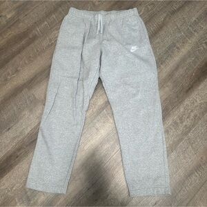 Nike men’s Gray Fleece Jogger Pants